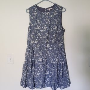 Blue Floral Dress